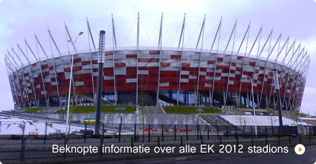 Beknopte informatie over de EK 2012 stadions