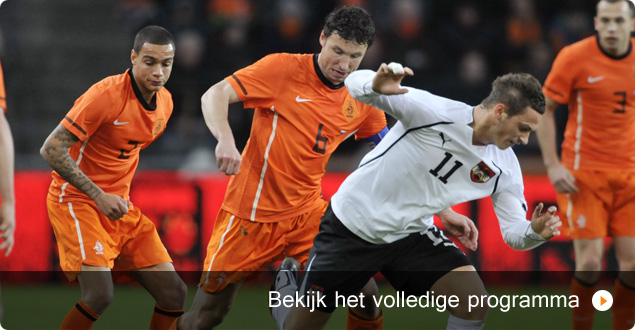 Bekijk het volledige EK 2012 programma